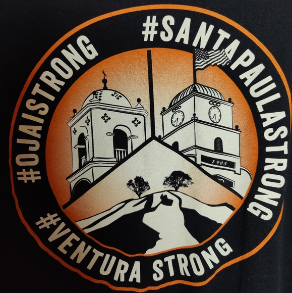 Thomas Fire California 2017 Men's T-shirt, Size M - Picture 3 of 3